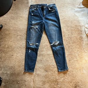 Bridge by gly distressed skinny jeans - ankle